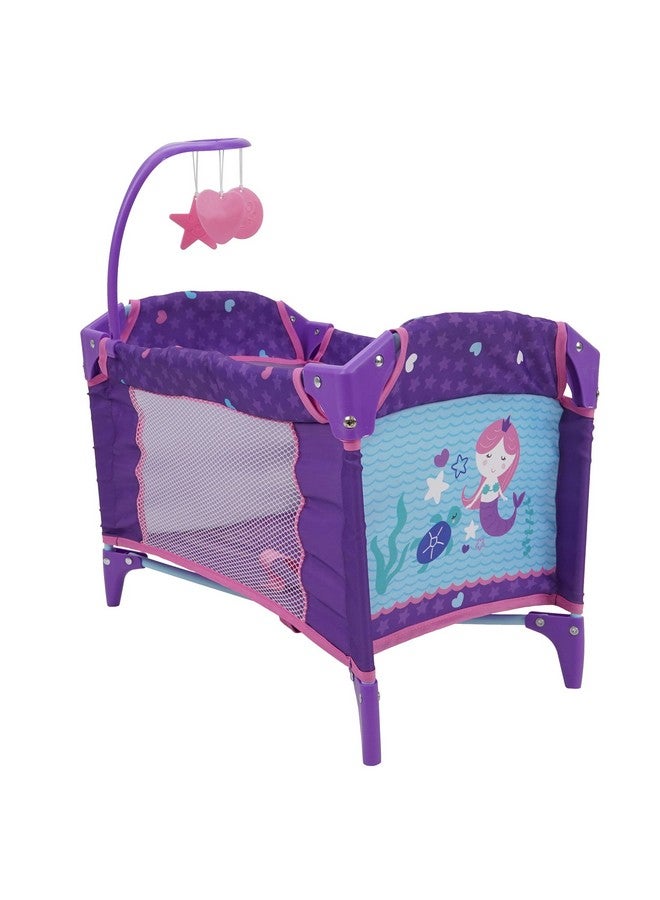 509 ساحة لعب الدمى Crew Mermaid Dream N Fun - للأطفال، مع جهاز محمول، قابلة للطي لسهولة التخزين والسفر، قابلة للتعبئة واللعب، للأعمار من 3 سنوات فما فوق - Image 1