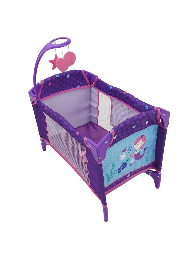 509 ساحة لعب الدمى Crew Mermaid Dream N Fun - للأطفال، مع جهاز محمول، قابلة للطي لسهولة التخزين والسفر، قابلة للتعبئة واللعب، للأعمار من 3 سنوات فما فوق - Image 2