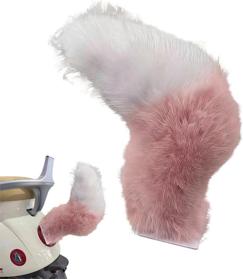 Motorcycle Furry Moving Tail - Cosplay Animal Tail, Bike Rear Decoration, Plush Vehicle Exterior Accessory | Themed Events Stage Performance for Daily Rides Bikers Carnival Masquerade School Plays - Image 1