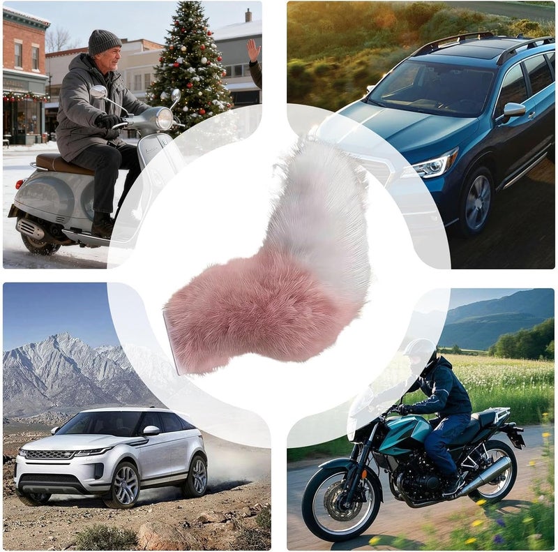 Motorcycle Furry Moving Tail - Cosplay Animal Tail, Bike Rear Decoration, Plush Vehicle Exterior Accessory | Themed Events Stage Performance for Daily Rides Bikers Carnival Masquerade School Plays - Image 4