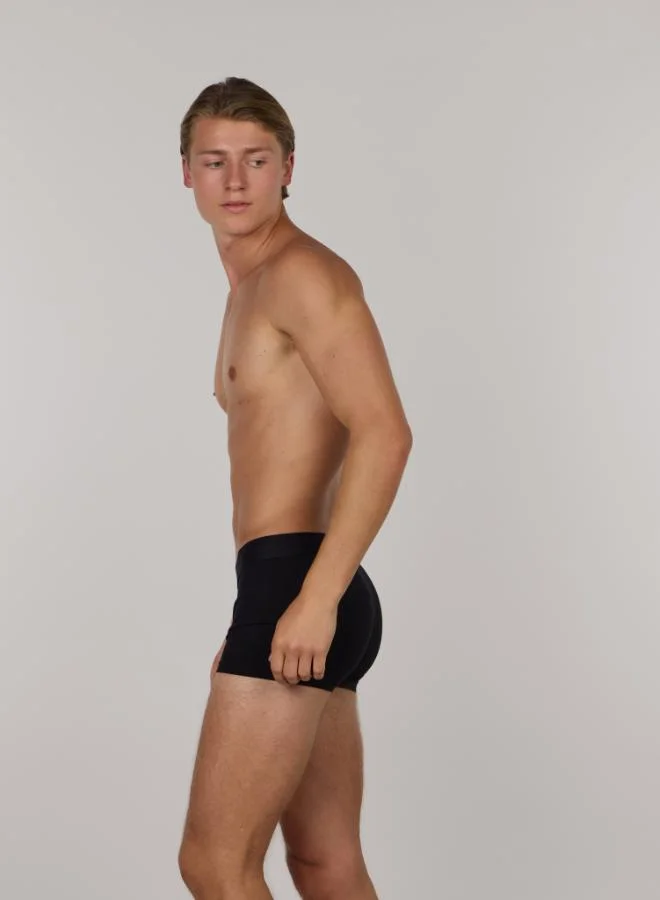 Just Nature Black 3-Pack Soft Cotton Premium Trunk for Men | Best Price UAE