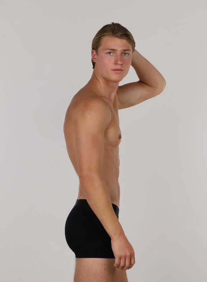 Just Nature Black 3-Pack Soft Cotton Premium Trunk for Men | Best Price UAE