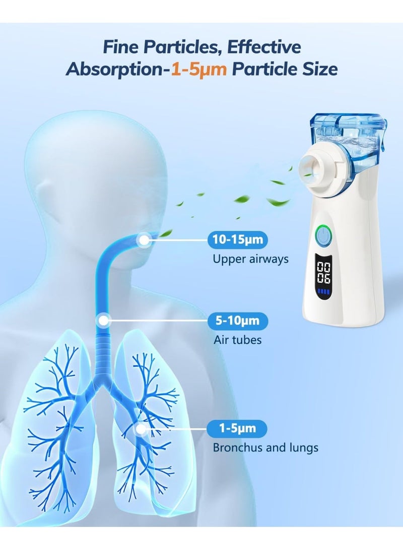 لوف نوف 💨 تم بيعه بالكامل في السعودية! جهاز بخار محمول – رذاذ هادئ ودقيق للتنفس المريح، مثالي للاستخدام في المنزل 🏠، السيارة 🚗، المسجد 🕌 والأطفال 👶 - Image 5