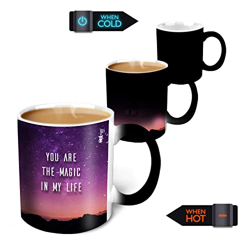 Hot Muggs You're The Magic? Shruti Magic Mug Personalised Name Ceramic, 315ml, 1 Unit - Image 4