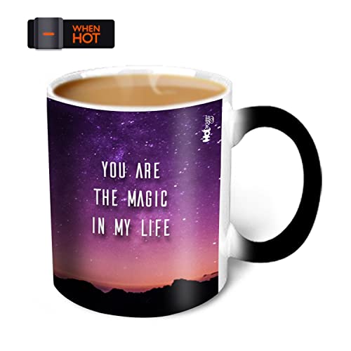 Hot Muggs You're The Magic? Shruti Magic Mug Personalised Name Ceramic, 315ml, 1 Unit - Image 2