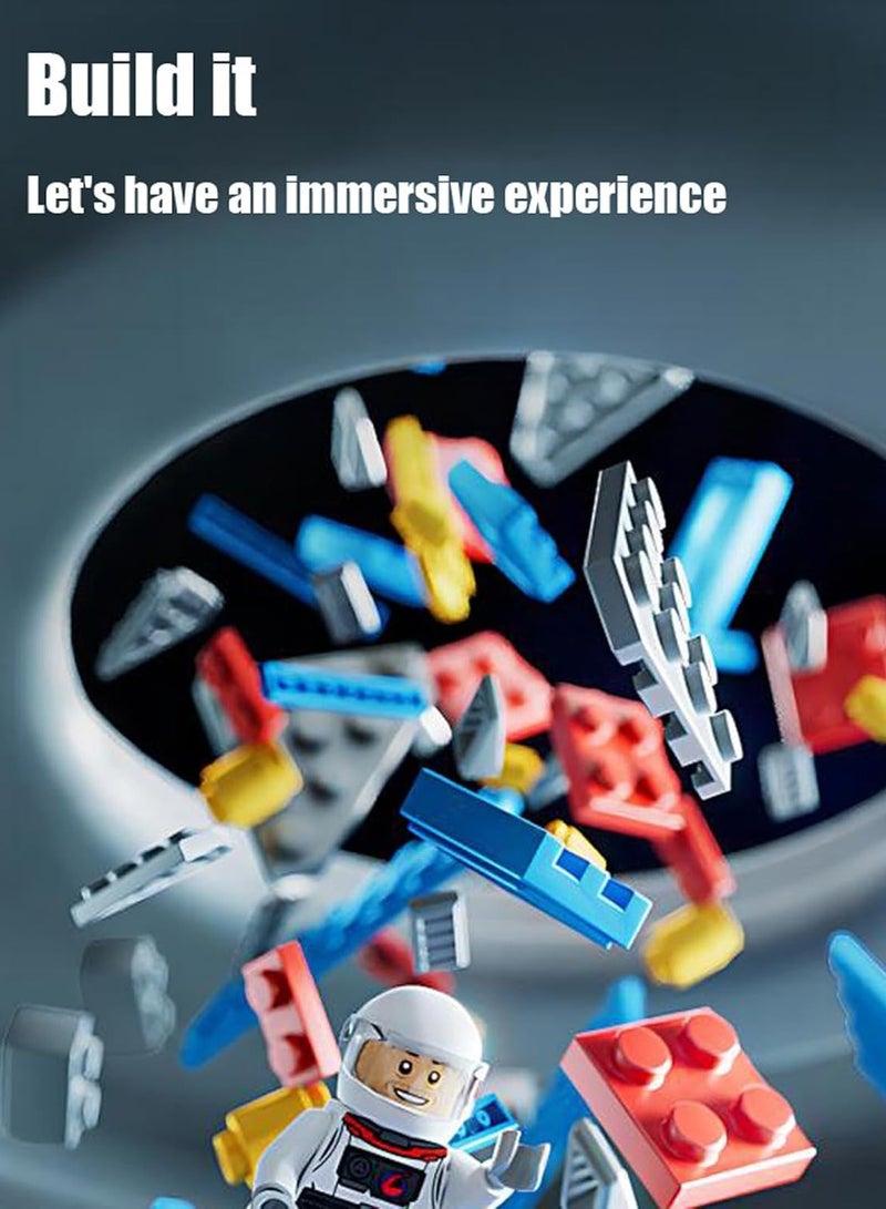 6 in 1 Toddler Fire Truck Toy Building Blocks Toy for Boys Aged 4+ Kids Gift Ideas Rescue Force Fire Ladder Truck Toys 142pcs - Compatible with Other Building Block Toys - Image 4