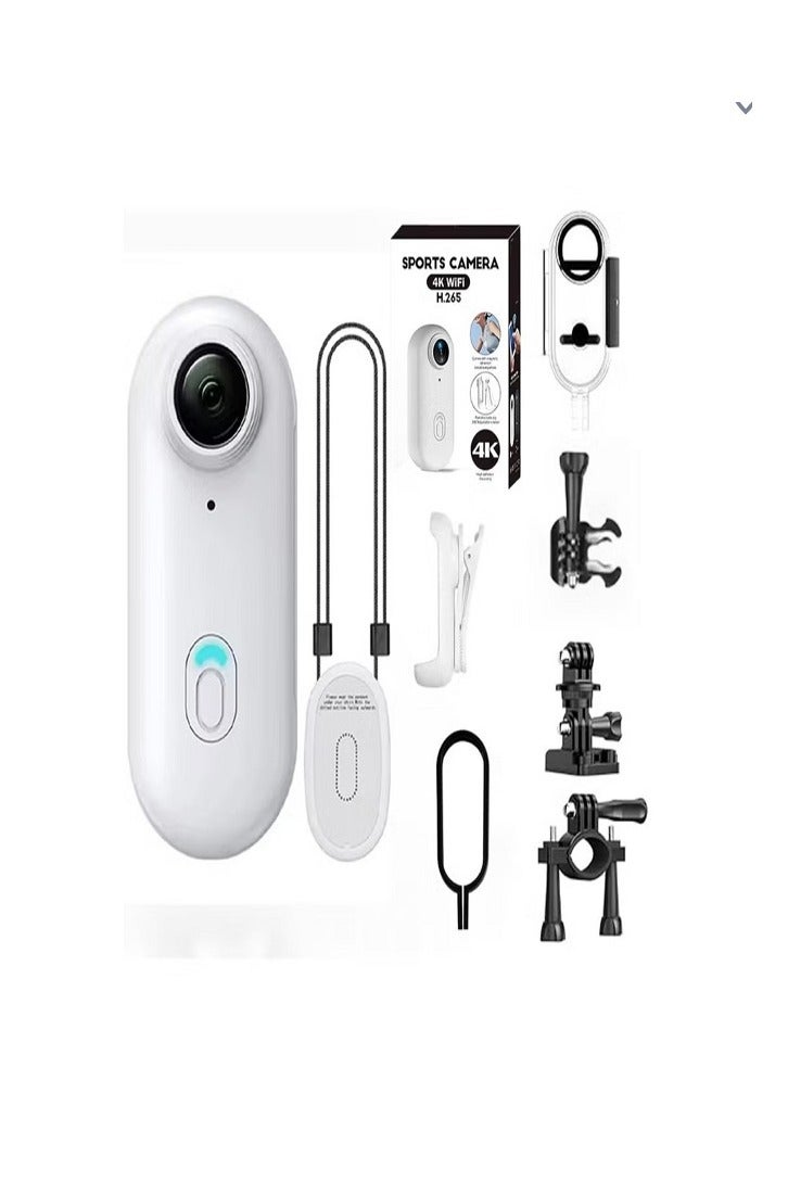 4K Ultra HD Thumb-Sized Action Camera – Mini Body Camera with IPX7 Waterproof Case (131ft), Magnetic Mount, 150 Min Battery, Hands-Free POV Recording for Vlogging, Cycling, Motorcycle, Helmet, Diving & Underwater Adventures - Image 1