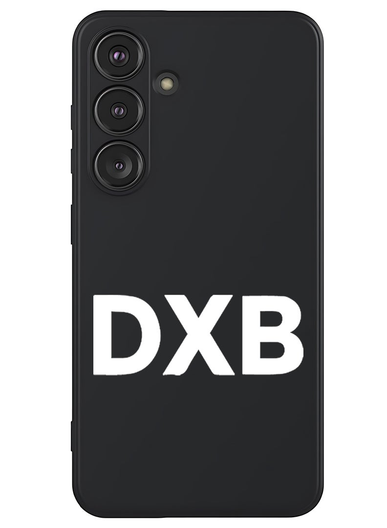 Theodor Protective Slim Fit Case Liquid Silicone Cover with Full Body Protection Anti-Scratch Shockproof Case For Samsung Galaxy S25 (Black) - DXB - White - Image 1