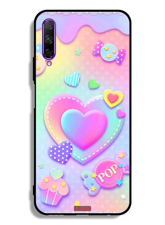 Tolwak Honor 9X Pro Protective Case Cover Pop Hearts Art - Image 1