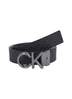 CALVIN KLEIN Reversable  Metal Bombe Monogram 35Mm Belt  - Image 1