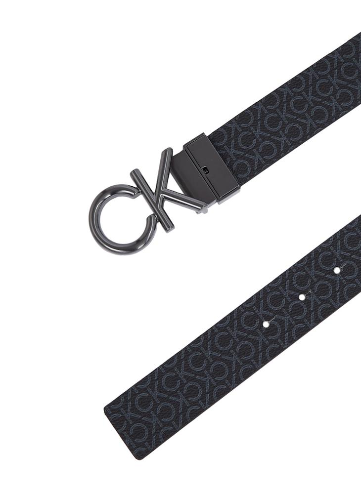 CALVIN KLEIN - Reversable  Metal Bombe Monogram 35Mm Belt - Image 1