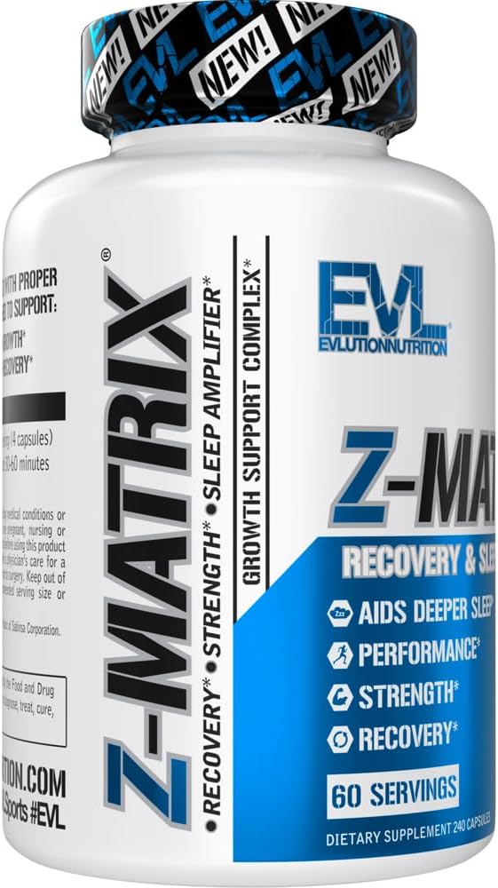 Evlution EVL Post Workout Recovery Bodybuilding Supplement  Magnesium and Zinc  ZMatrix Zinc Magnesium Aspartate Muscle Recovery Supplement for Sleep Support and Muscle Health - Image 4