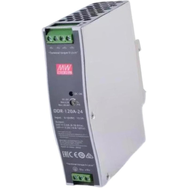مين ويل MeanWell MEAN WELL DDR-120A-24 120W DIN Rail DC/DC Converter O/P +24V4.2A - 1 item(s) - Image 1