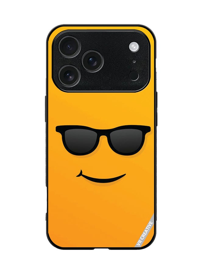 VR CREATIVE Protective Case Cover For Apple iPhone 17 Pro Sunglass Emoji Design Multicolour