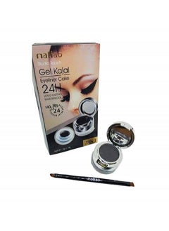 Sms Fancy Store Maliao Studios Touch Gel Kajal Eyeliner Cake 24H Long Lasting Waterproof 2In I Net Wt: 3G 4G