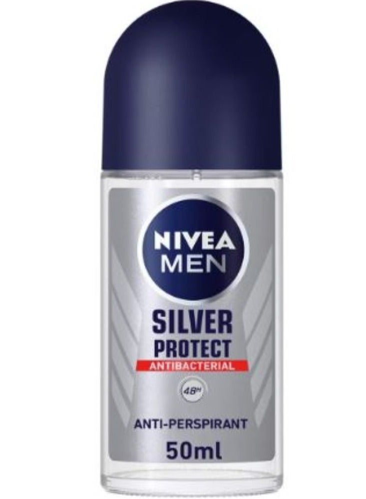 نيفيا مزيل عرق رول رجالى سلفر بروتكت 50مل - Image 1