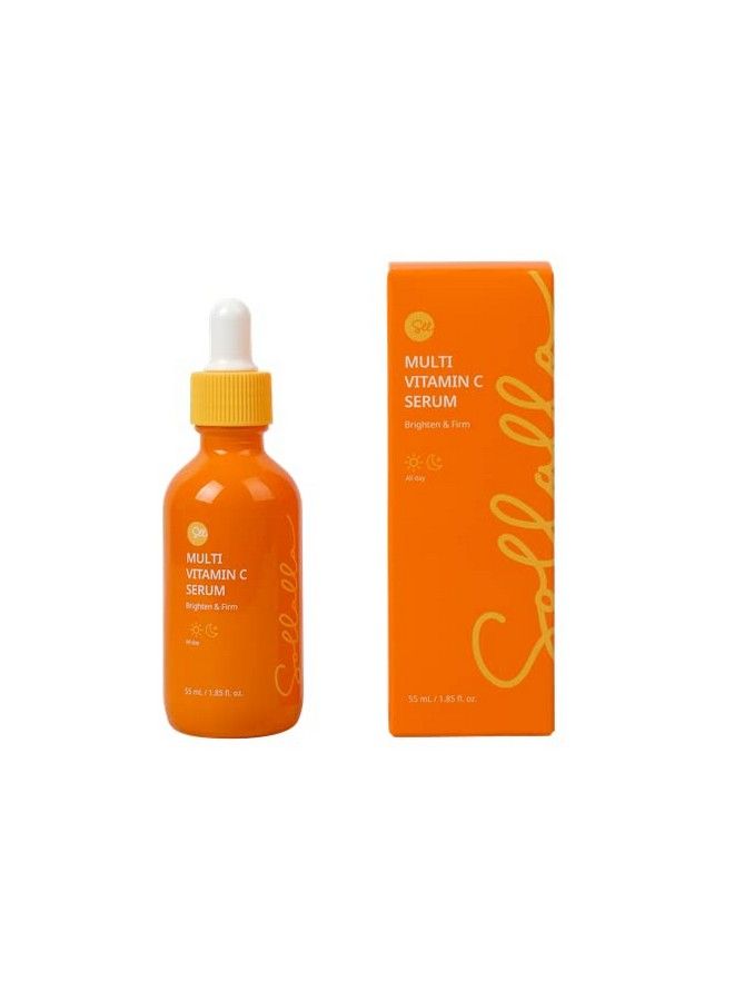 sollalla Vitamin C Serum I 1.85 Fl.Oz. Vitamin C Serum For Wrinkles Dark Spots Visibly Firm Fine Lines And Hyperpigmentation Treatment I Vitamin C Serum For Face  - Image 1