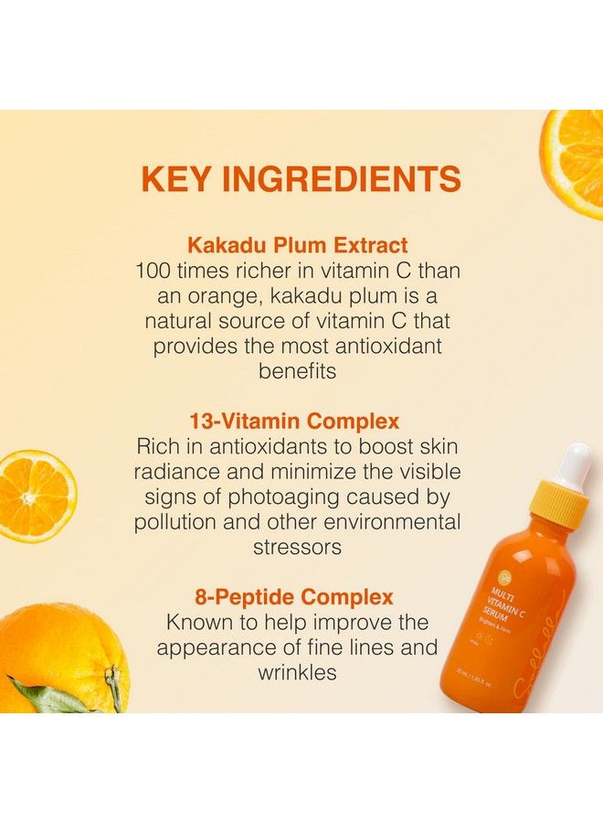 sollalla Vitamin C Serum I 1.85 Fl.Oz. Vitamin C Serum For Wrinkles Dark Spots Visibly Firm Fine Lines And Hyperpigmentation Treatment I Vitamin C Serum For Face  - Image 4