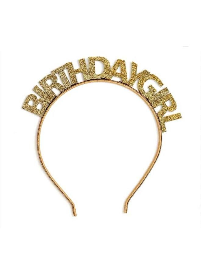 Birthday Headband Gold