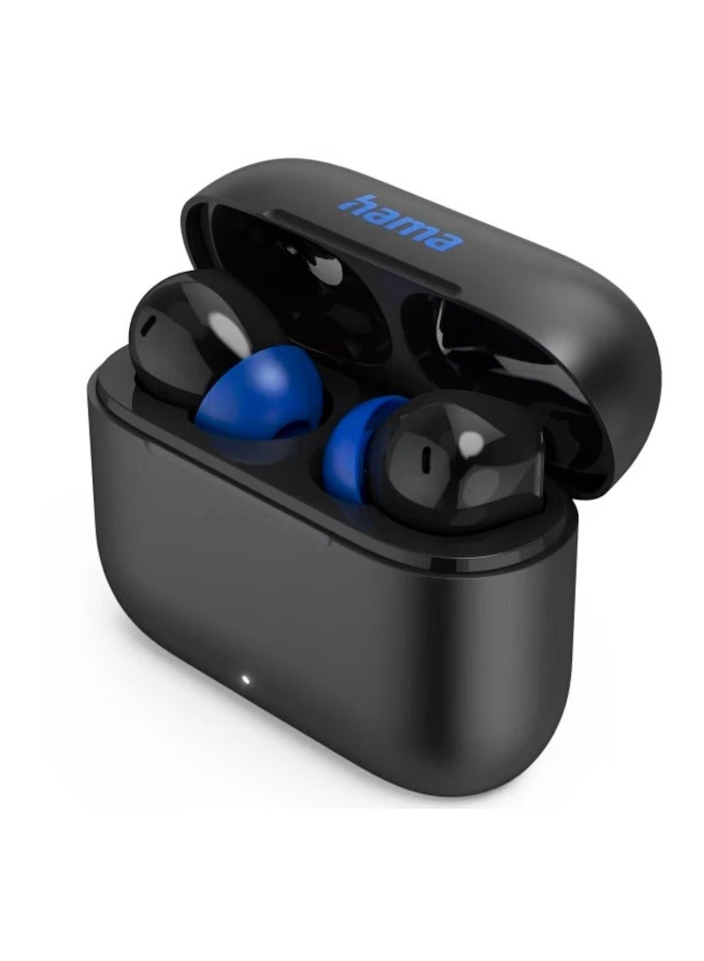 هاما سماعات Passion Clear II بلوتوث لاسلكية مع ENC و ANC / سماعات أذن لاسلكية حقيقية مع بلوتوث 5.3 / سماعات داخل الأذن للاتصال / ميكروفون / سماعات أذن لاسلكية حقيقية مع التحكم باللمس / التحكم الصوتي / وقت تشغيل 20 ساعة - أسود - Image 5