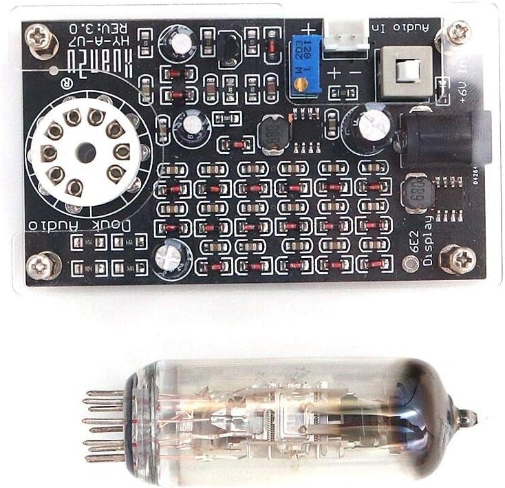 مؤشر مستوى الصوت Magic Eye 6E2 EM87 Tube Preamp Audio Level Indicator VU Meter، طيف الموسيقى - Image 5