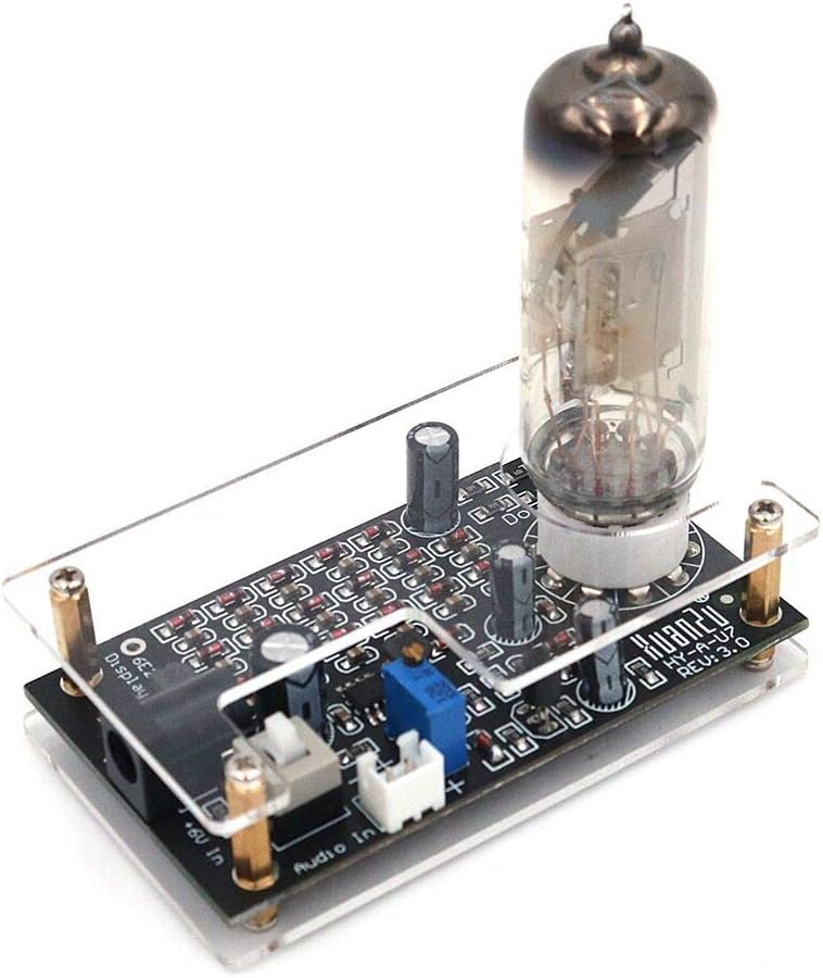 مؤشر مستوى الصوت Magic Eye 6E2 EM87 Tube Preamp Audio Level Indicator VU Meter، طيف الموسيقى - Image 1