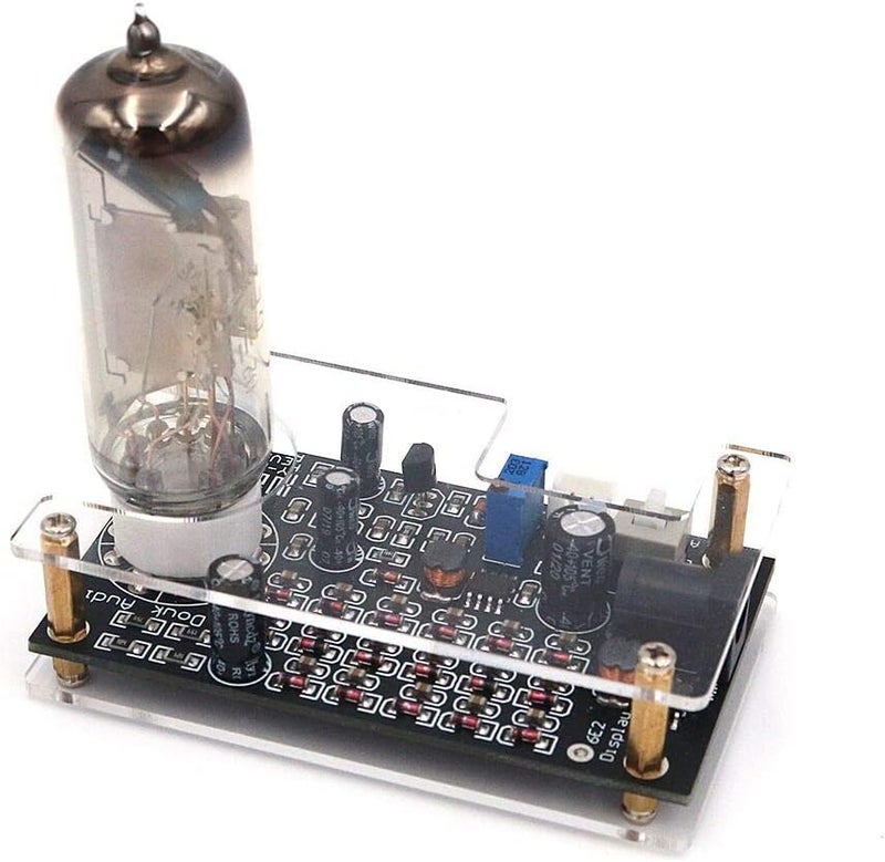 مؤشر مستوى الصوت Magic Eye 6E2 EM87 Tube Preamp Audio Level Indicator VU Meter، طيف الموسيقى - Image 2