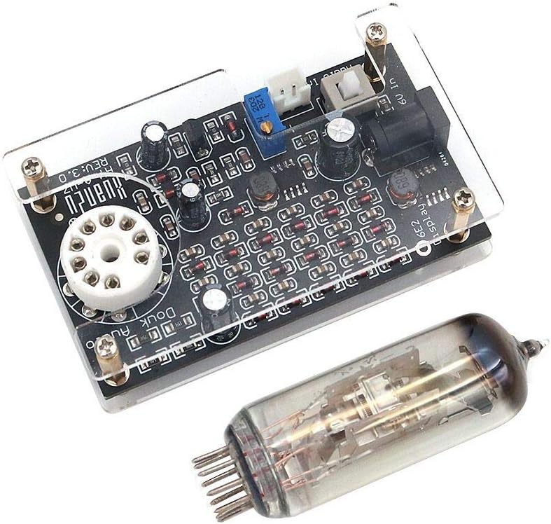 مؤشر مستوى الصوت Magic Eye 6E2 EM87 Tube Preamp Audio Level Indicator VU Meter، طيف الموسيقى - Image 4