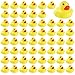 GliSun 60 PCS Rubber Ducks Bath Toys Mini Ducks Float and Fun Squeak for Kids Bath Toy Shower Decorations Birthday Party Carnival Game Gift - Image 4
