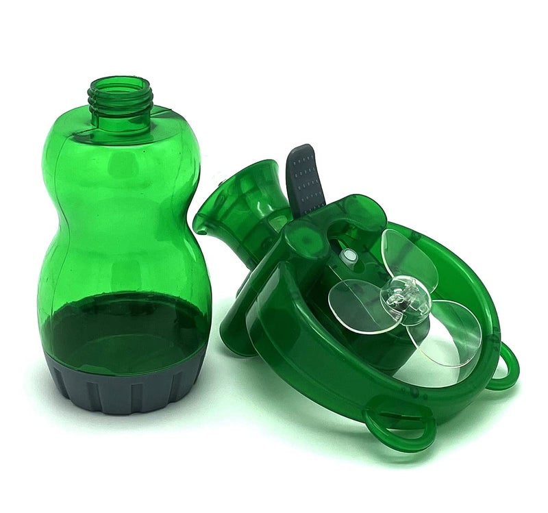 SEITG Water Misting Fan Portable Handheld Outdoor Carabiner Mini Fans Hand Atomizer for Summer Beach, Travel, Camping, BBQ and More Outdoor Activities (3 Piece Set) - Image 3