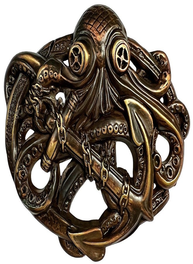 Belts.com Steampunk Pirate Octopus Kraken Boat Anchor Belt Buckle Fits 1-1/2"(38mm) Belt (Copper) - Image 1