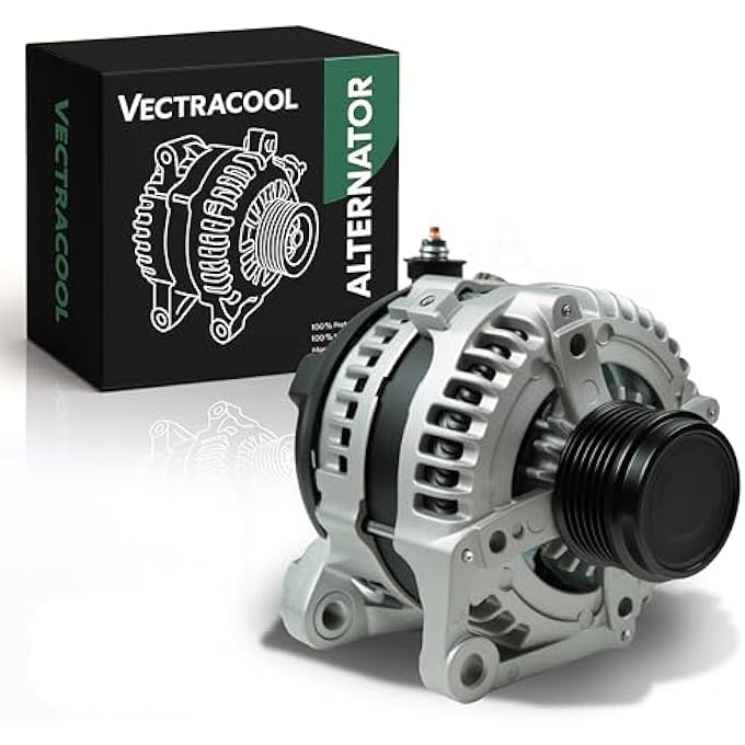 VectraCool 104211-3541 Alternator 12V 125Amp Fits 2015-2017 Toyota Camry L4 2.5L, 2013-2018 RAV4 L4 2.5L 4WD Replaces 104211-3161, 27060-0V170, 27060-36080, 210-1244, 210-0875 - Image 1