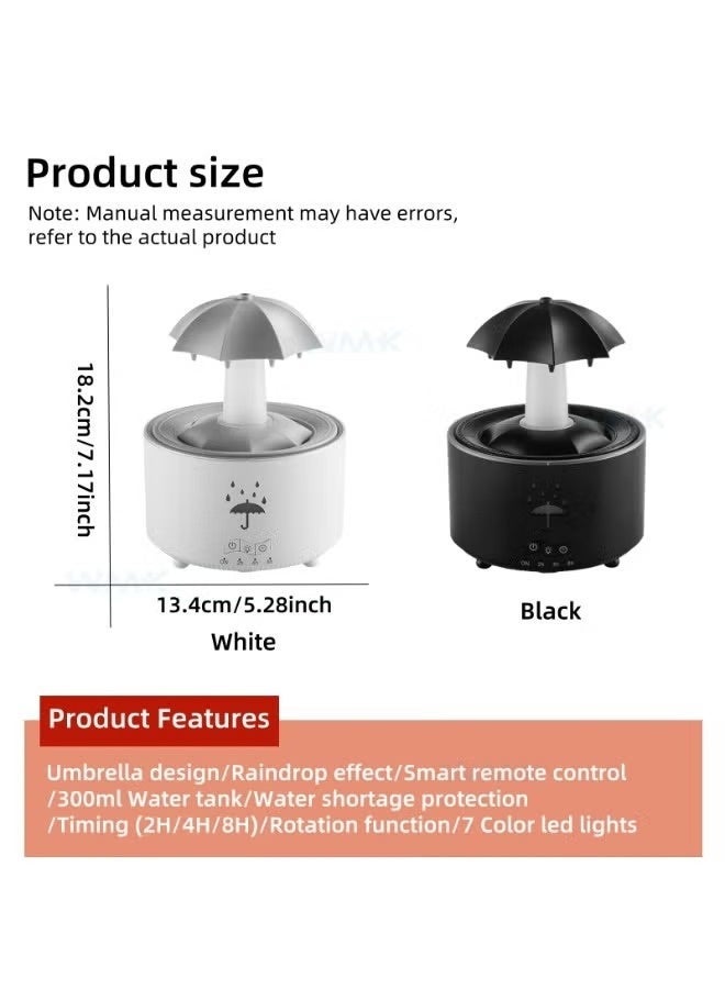 Umbrella Fragrance Diffuser – Ultrasonic Cold Mist Air Humidifier with Essential Oil Diffuser & RGB Lights for - Image 5