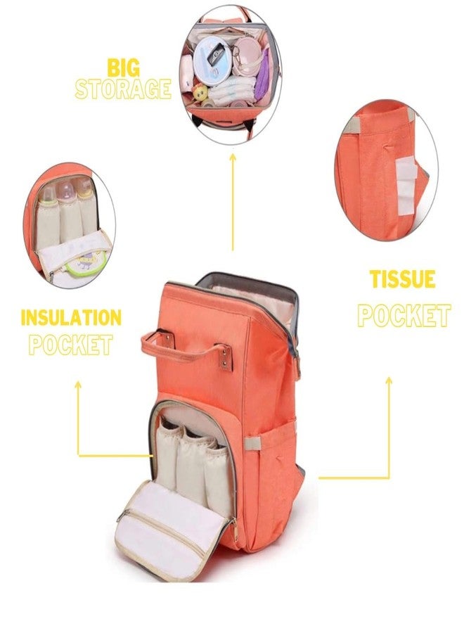 THE MAXIMUS Maximus Stylish Babies Diaper Bags for Mothers - Economical Version|6 Month Warranty (Orange) - Image 3