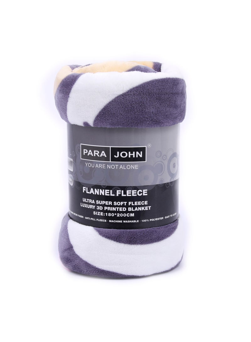 Para John Fleece Blanket – Ultra Soft Microfiber Polyester Blanket 180×200 cm, Machine Washable