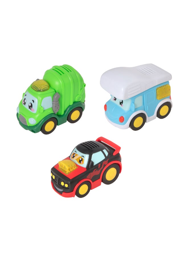 TEAMSTERZ Tiny Teamsterz Beep and Go City 3 Pack - Image 2