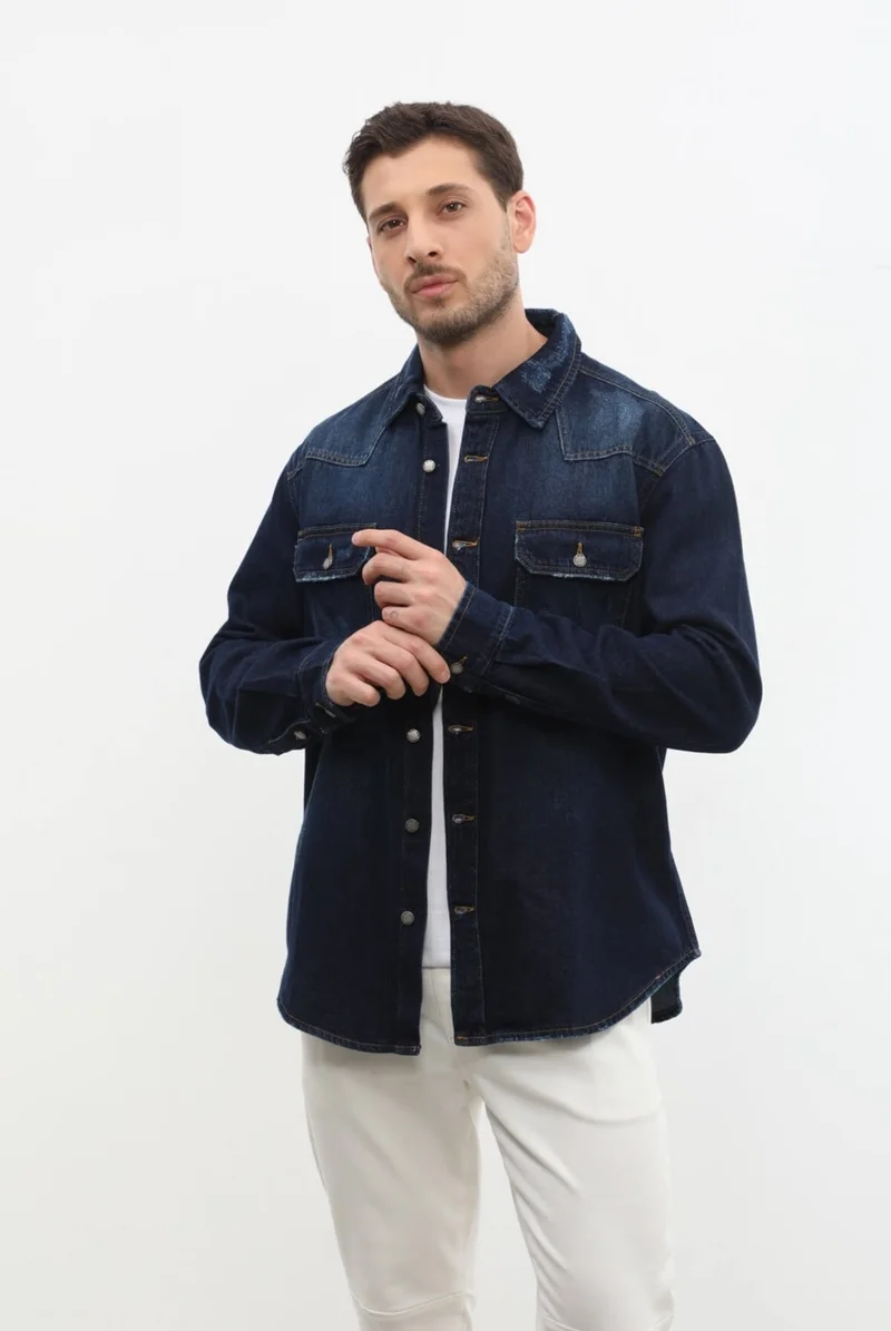 Banny Jeans Men's Oversized Jean Jacket