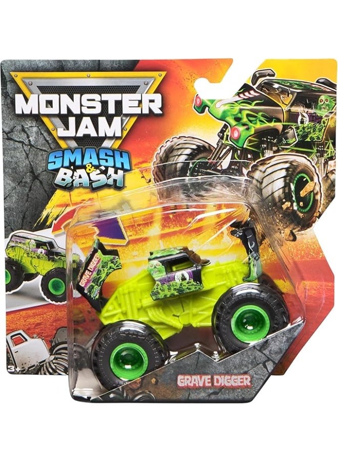 Monster Jam مونستر جام RC 1:64 مقياس ميزة التحطيم والاصطدام متنوع 6072396 - Image 1