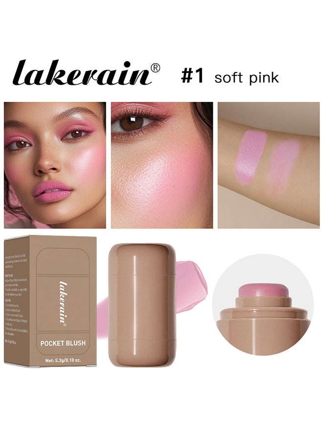lakerain Pocket Blush-A Creamy Blush For Buildable Color + Baby-Soft Cheeks - Image 1