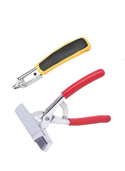 Alloy Art Tool Extra Wide Canvas Pliers with Padded Spring Return Handle, Canvas Pliers and Staple Remover Set Stretching Pliers Stretcher Heavy Duty for Stretcher Bars Artist Framing Tool