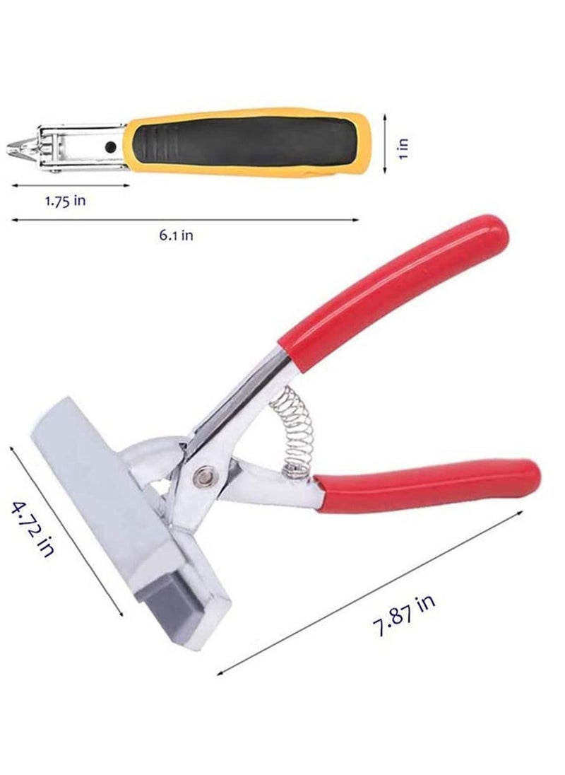 Alloy Art Tool Extra Wide Canvas Pliers with Padded Spring Return Handle, Canvas Pliers and Staple Remover Set Stretching Pliers Stretcher Heavy Duty for Stretcher Bars Artist Framing Tool