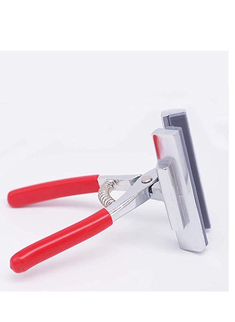 Alloy Art Tool Extra Wide Canvas Pliers with Padded Spring Return Handle, Canvas Pliers and Staple Remover Set Stretching Pliers Stretcher Heavy Duty for Stretcher Bars Artist Framing Tool