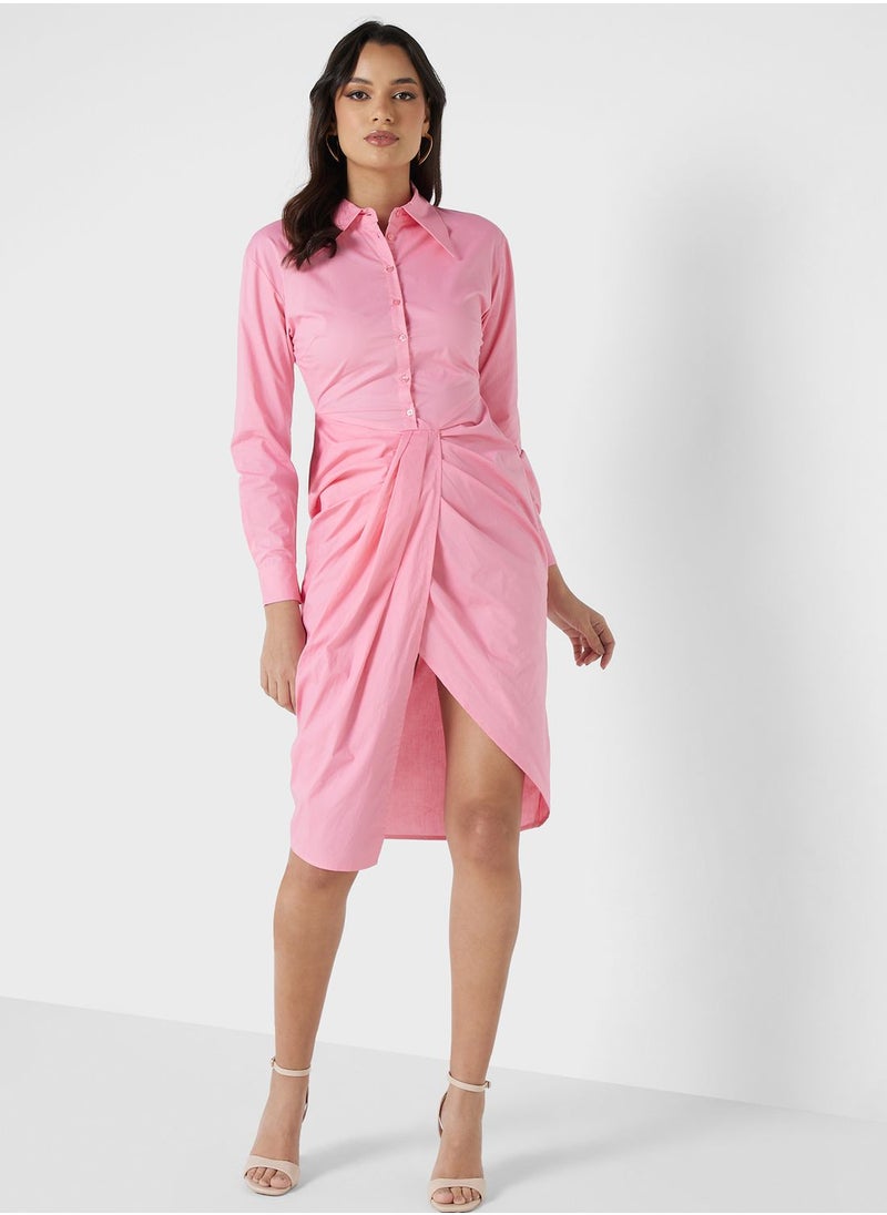 Jaded Rose - Button Detail Dress - Image 1