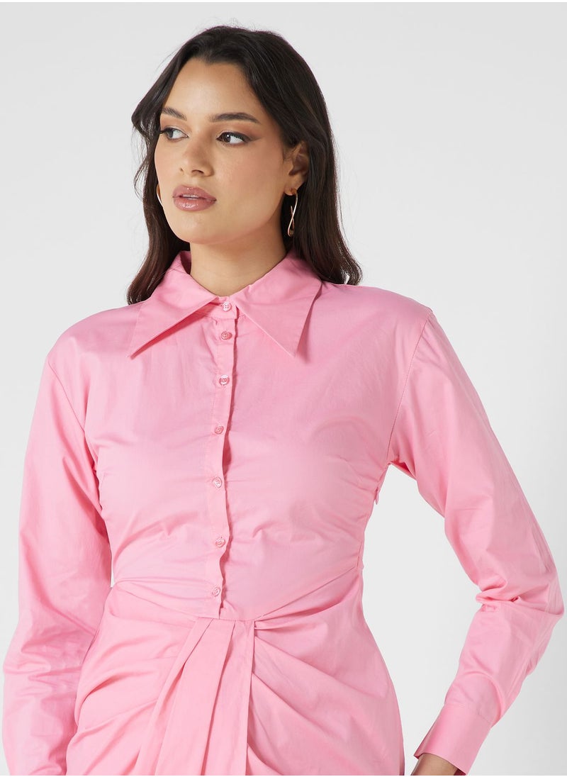 Jaded Rose - Button Detail Dress - Image 1