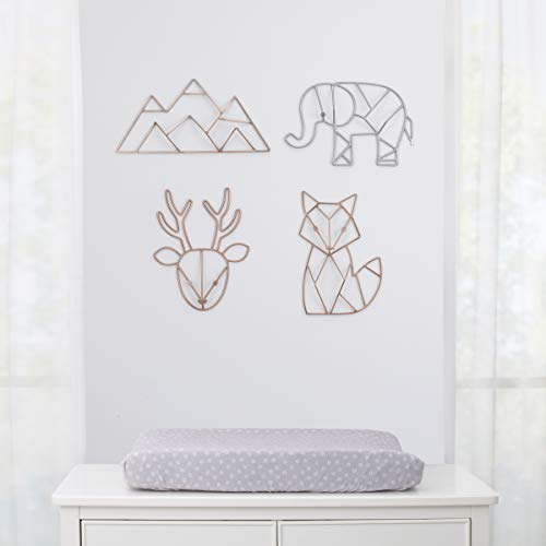 NoJo Deer Shaped Wire Nursery Wall Decor, Finish, Copper - Image 3