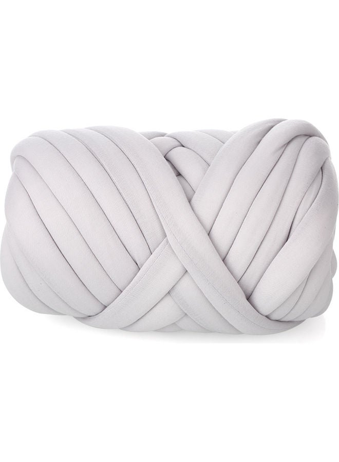Super Cotton Chunky Yarn For Decor Grey - Image 3