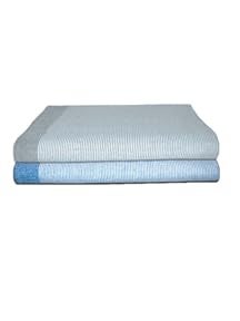 Athom Living Astar Cotton Bath Towel Soft Absorbent LightweightIdeal for Home Gym and Travel Pack of 2 - Image 1