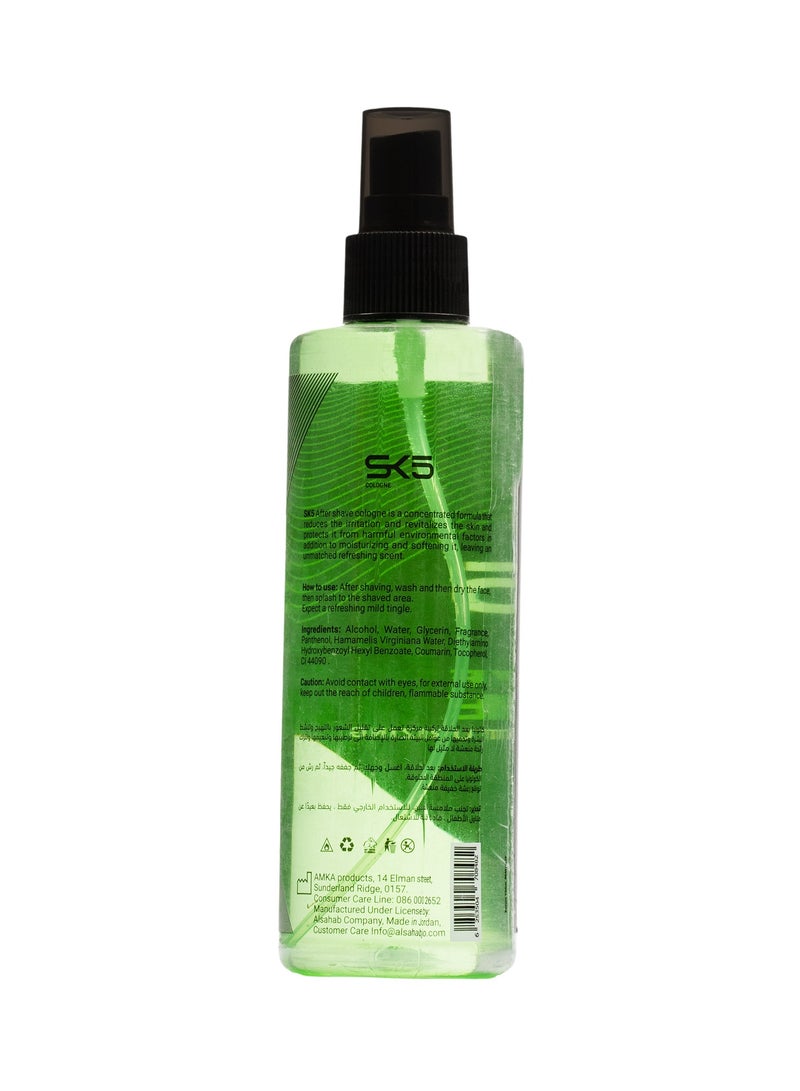 SK5 Fresh After Shave Cologne 250ml - Soothing & Protective Formula - Image 2