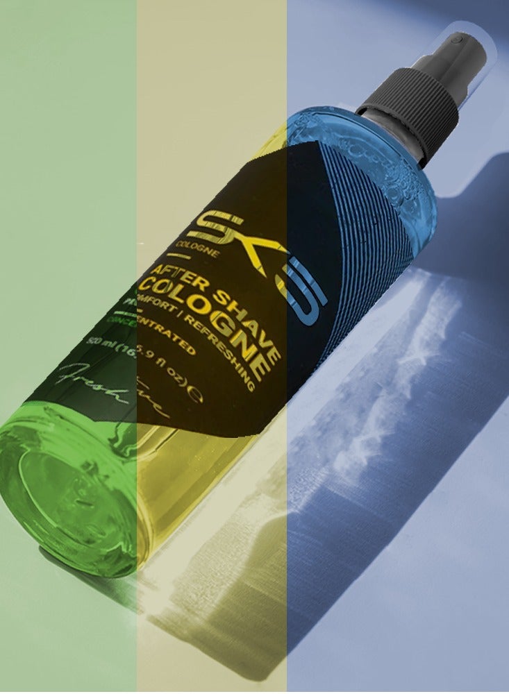 SK5 Fresh After Shave Cologne 250ml - Soothing & Protective Formula - Image 4