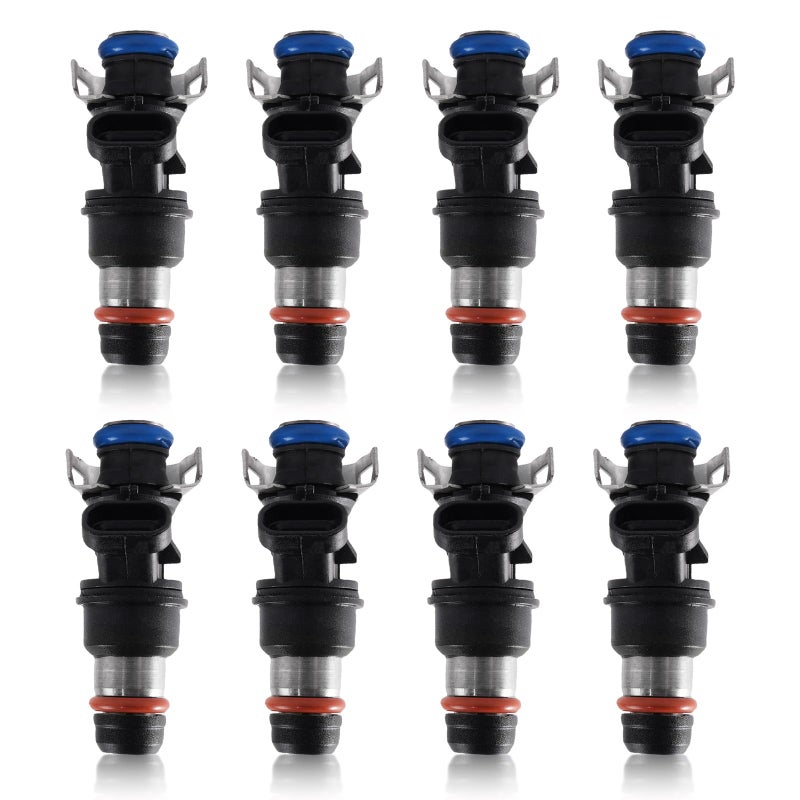 CYCWER 25317628 Fuel Injectors 8pcs Fit for 20032007 Express 1500 53L Fit for 20002007 Sierra 1500 48L Replace OE 25317628 - Image 2